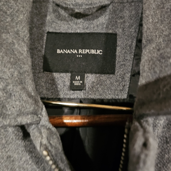 Banana Republic zip up overcoat - Picture 3 of 4